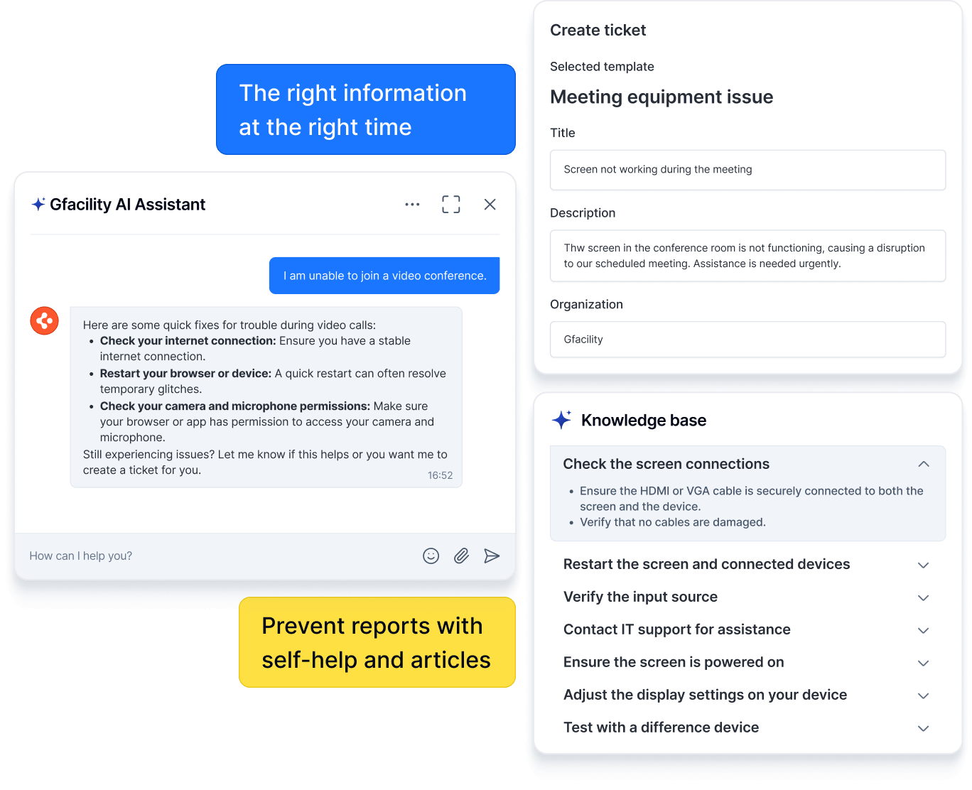 Facility knowledgebase hub