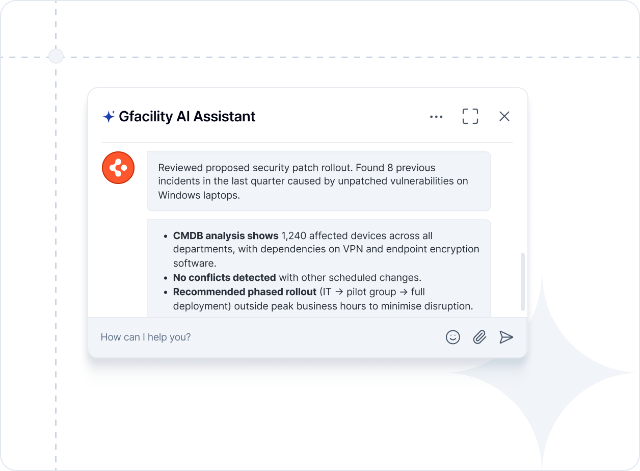 AI-powered change assessment - minimise risk before it happens